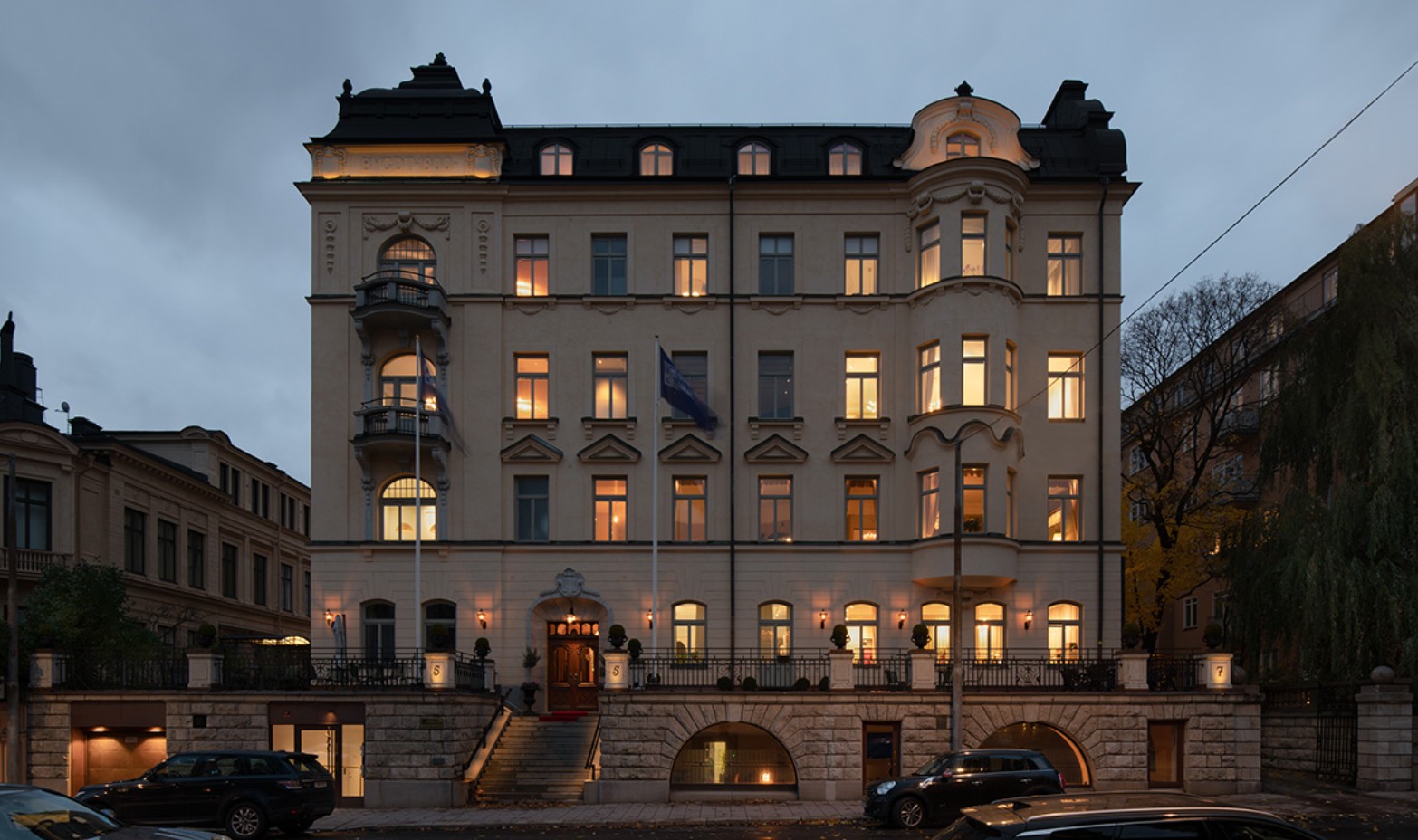 SLF – fasad efter